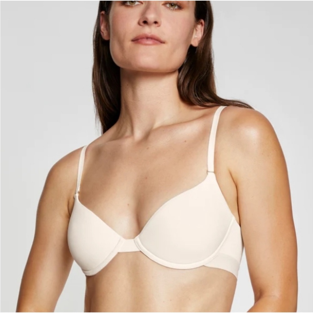 Pepper Ultimate Contour T-Shirt Bra Size 36B Ecru Ivory Cream Comfortable J Hook
